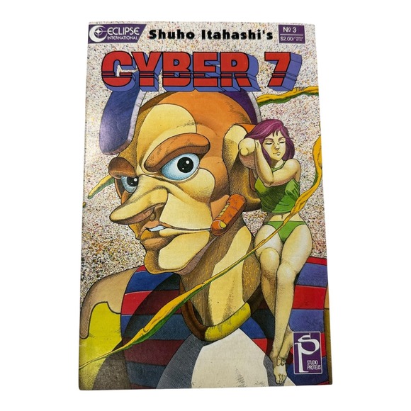 Cyber 7 Shuho Itahashi's Eclipse International Comic Book No 3‎ Sci-Fi - Picture 1 of 3